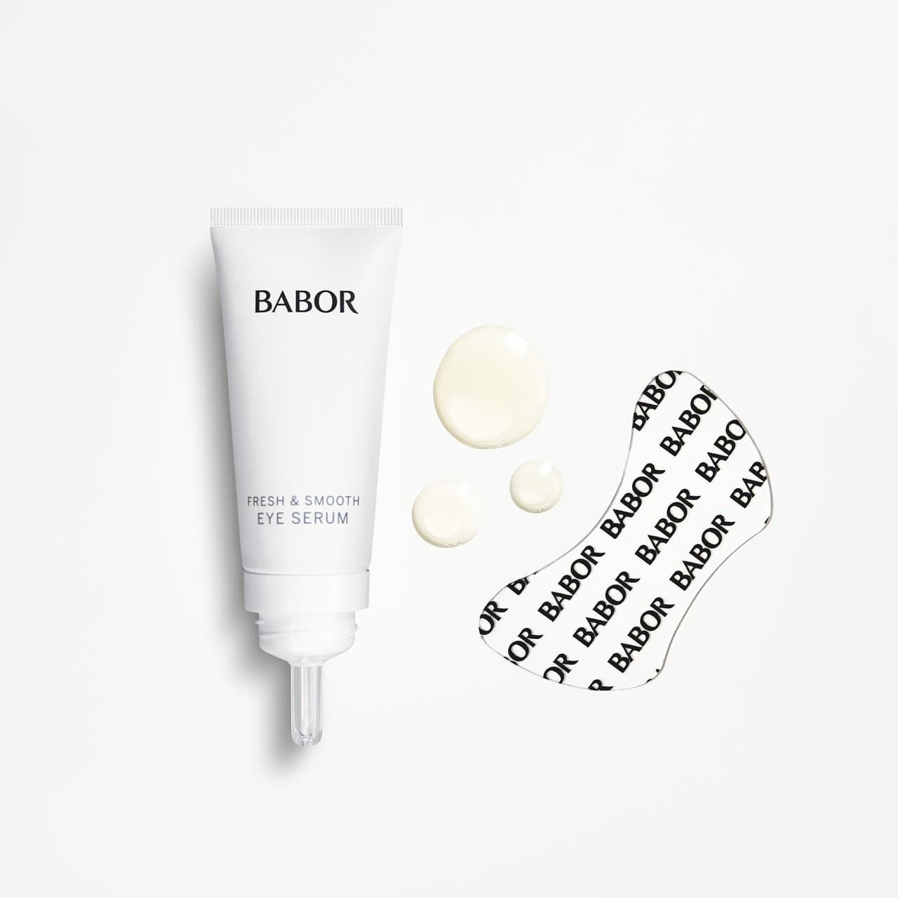 BABOR MOISTURIZING INSTANT FRESH & SMOOTH EYE SERUM + PATCHES - Imagen 4